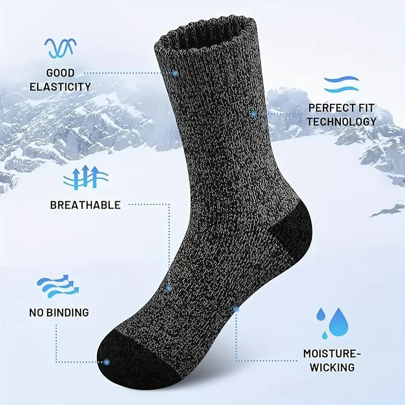 5 Pairs Merino Wool Socks for  - Thermal Sock Wool 리뷰 및 가격