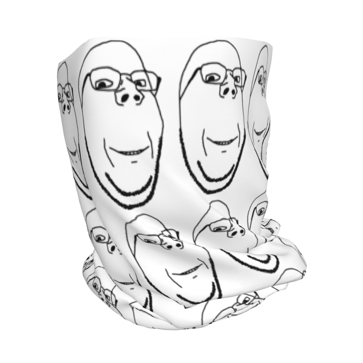 Smiling Wholesome Wojak Soyjak - Knit Beanie Hat Warm 리뷰 및 가격