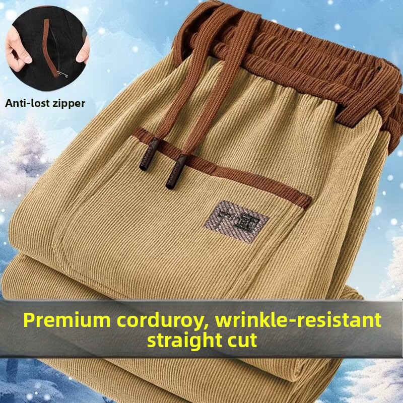 Women's Loose Fit Fleece Lined - Corduroy Pant Warm 리뷰 및 가격